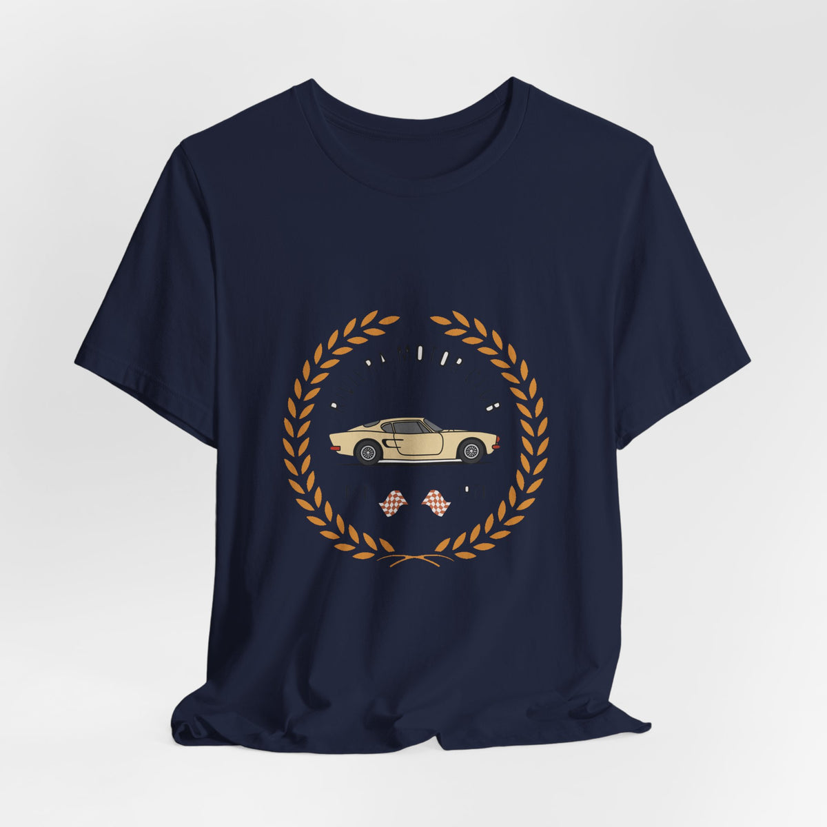 Riviera Motor Club — Premium Heritage Badge Tee color-specific T-shirt mockup