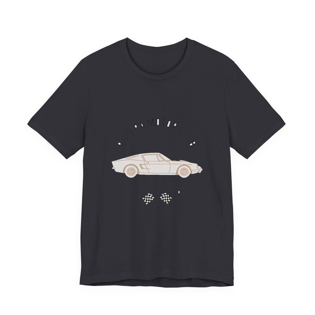 Riviera Motor Club — Premium Heritage Badge Tee color-specific T-shirt mockup