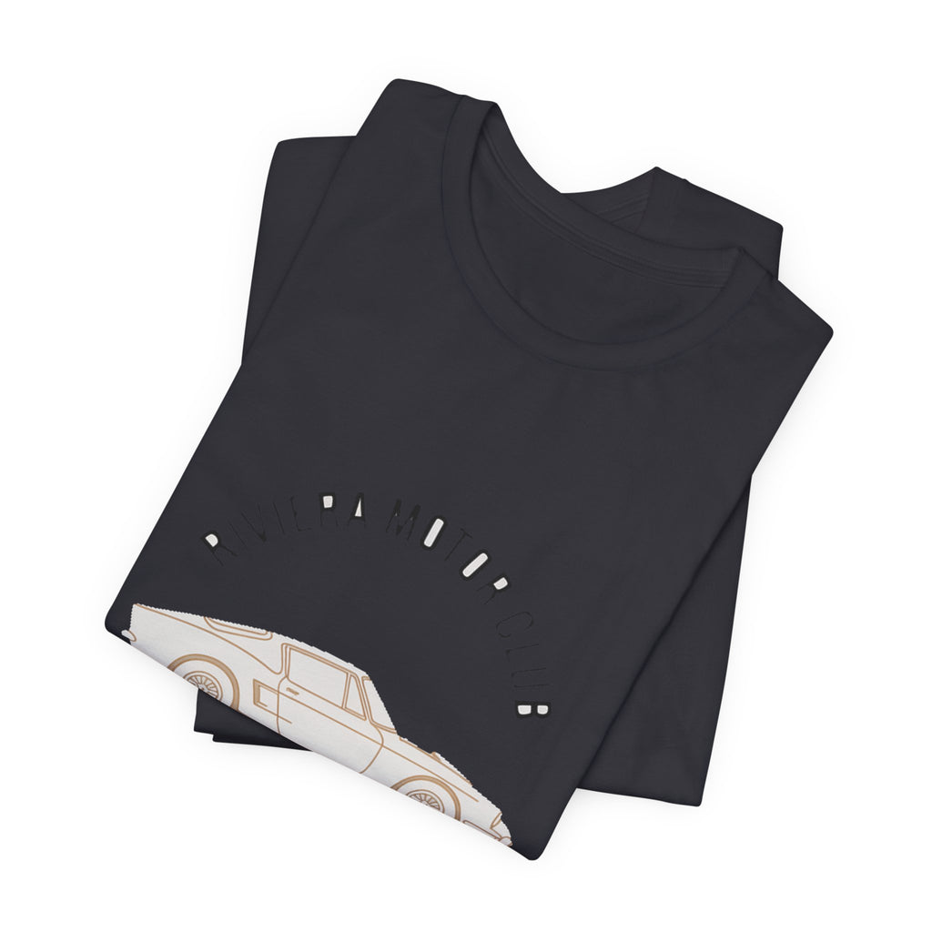 Riviera Motor Club — Premium Heritage Badge Tee color-specific T-shirt mockup