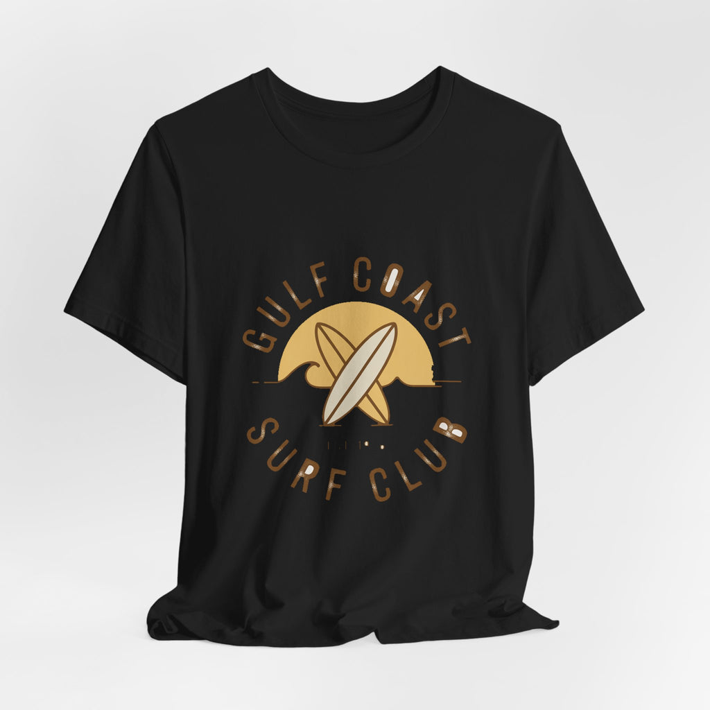Gulf Coast Surf Club — Premium Vintage Graphic Tee color-specific T-shirt mockup