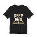Deep End — Premium Retro Pool Graphic Tee color-specific T-shirt mockup