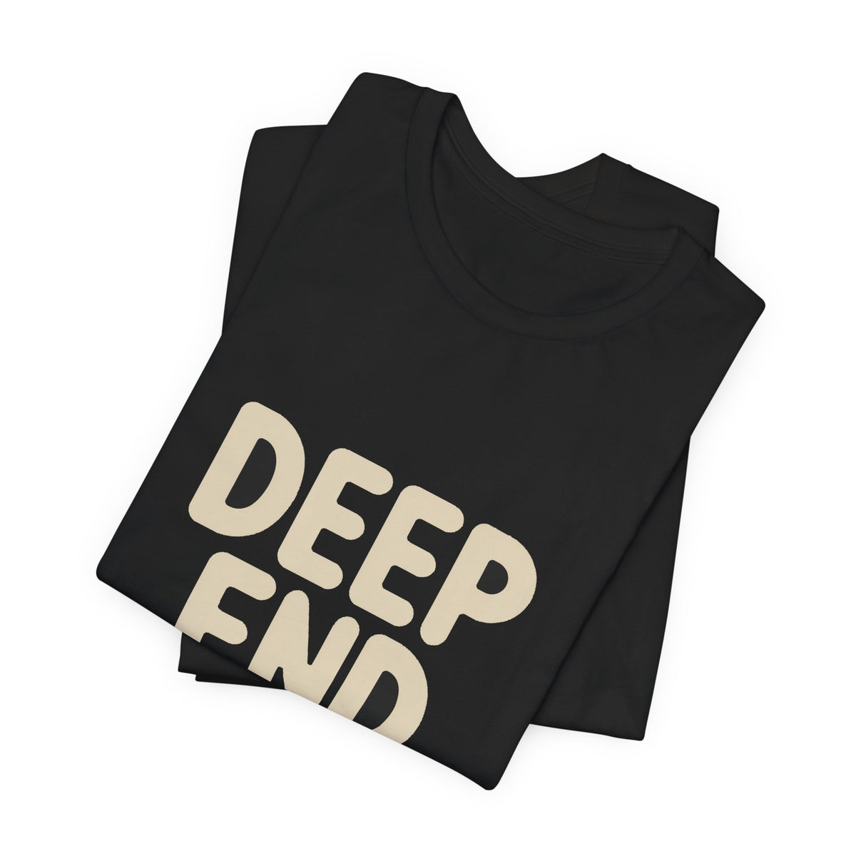 Deep End — Premium Retro Pool Graphic Tee color-specific T-shirt mockup