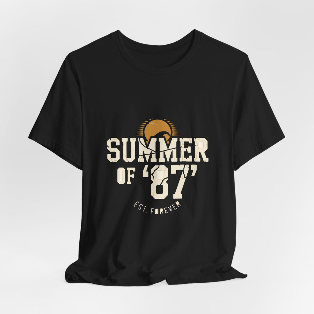 Summer of '87 — Premium Vintage Collegiate Graphic Tee color-specific T-shirt mockup