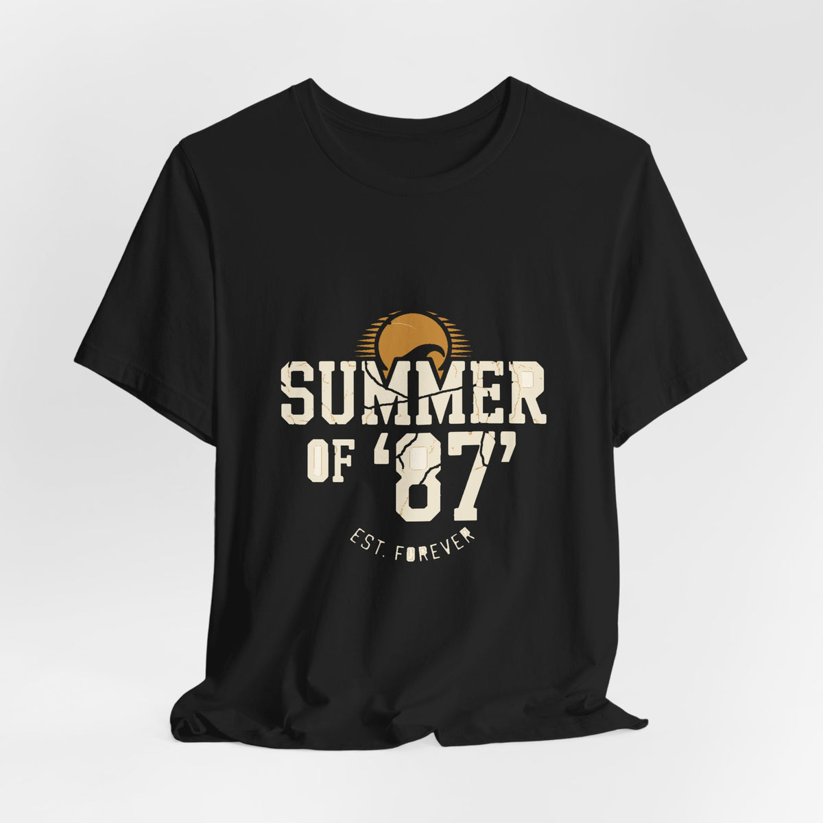 Summer of '87 — Premium Vintage Collegiate Graphic Tee color-specific T-shirt mockup