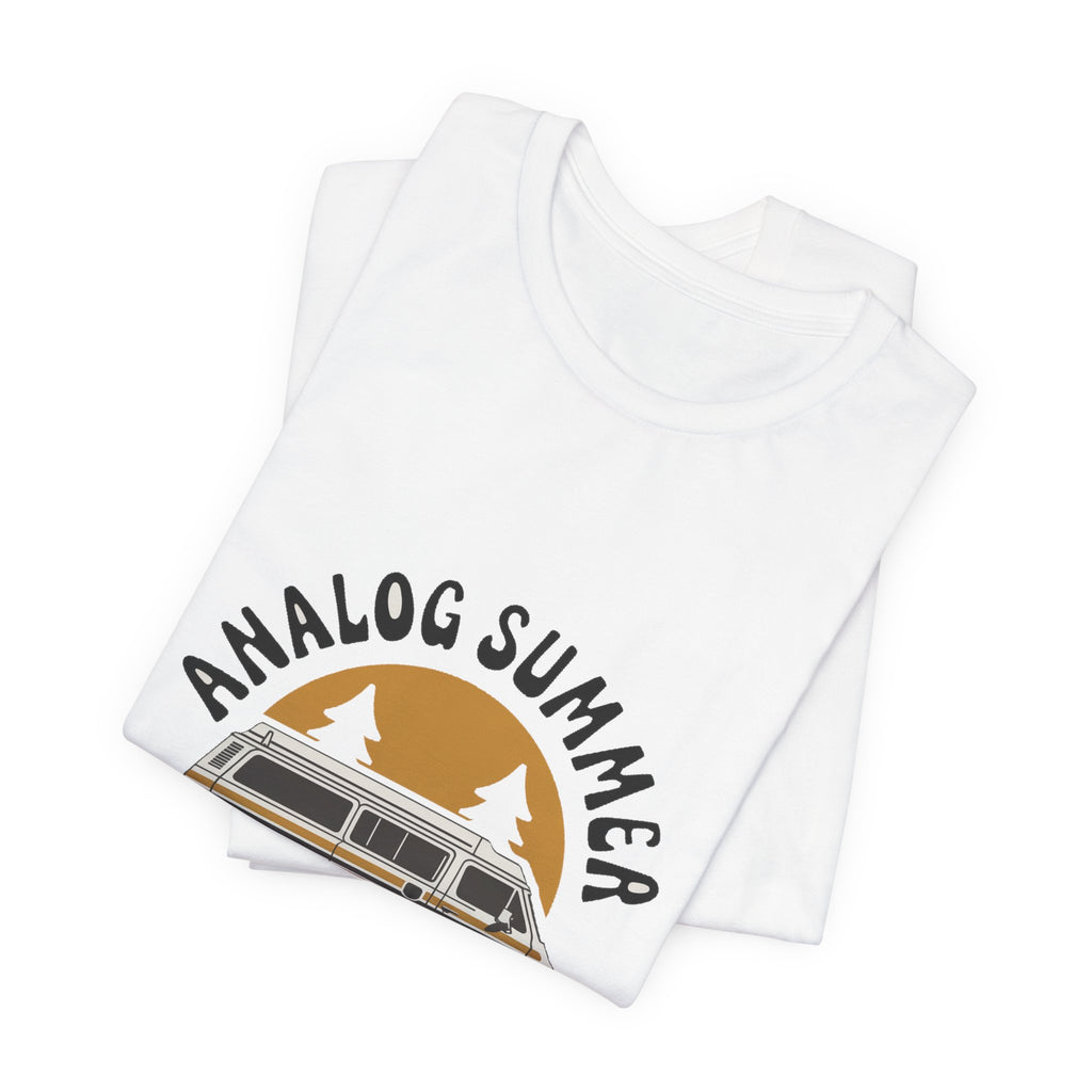 Analog Summer — Premium Retro Road Trip Van Tee color-specific T-shirt mockup
