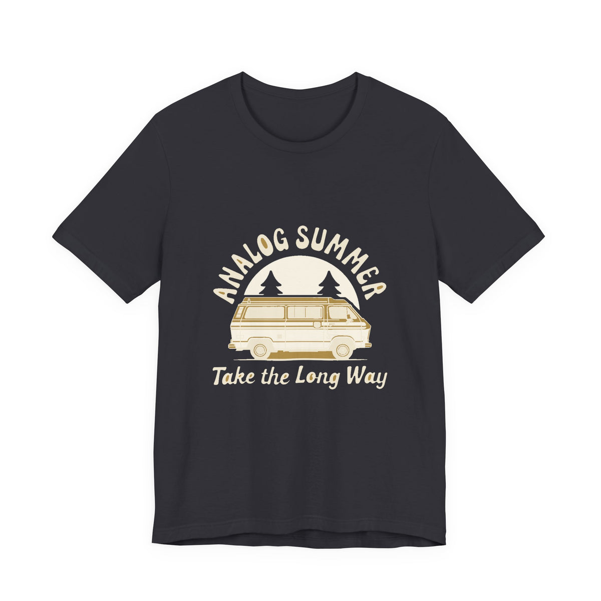 Analog Summer — Premium Retro Road Trip Van Tee color-specific T-shirt mockup