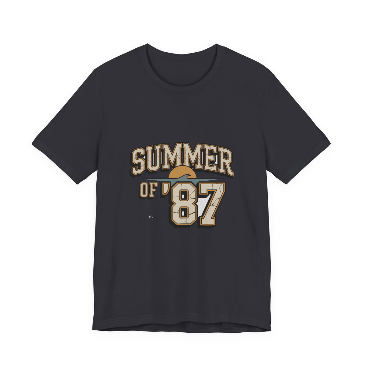 Summer of '87 — Premium Vintage Collegiate Graphic Tee color-specific T-shirt mockup