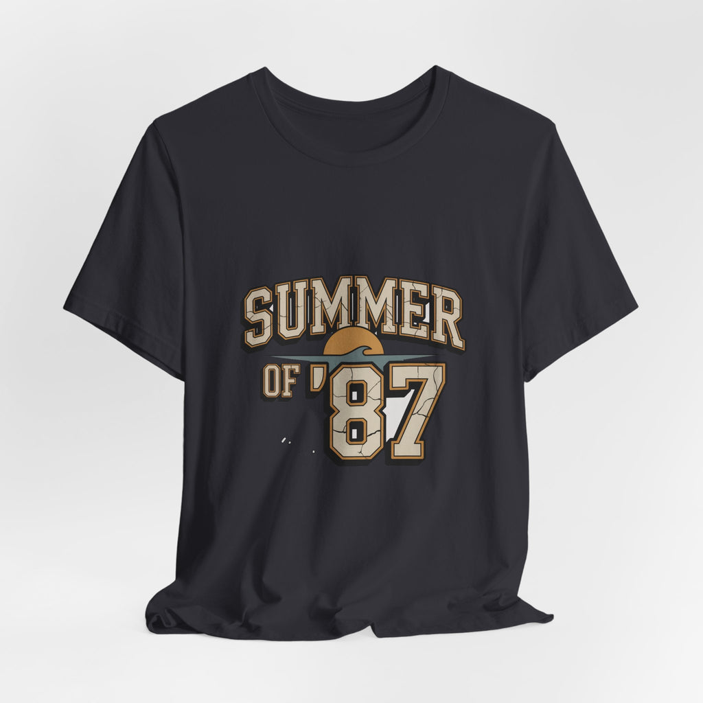 Summer of '87 — Premium Vintage Collegiate Graphic Tee color-specific T-shirt mockup