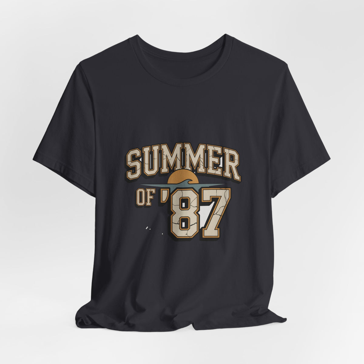Summer of '87 — Premium Vintage Collegiate Graphic Tee color-specific T-shirt mockup