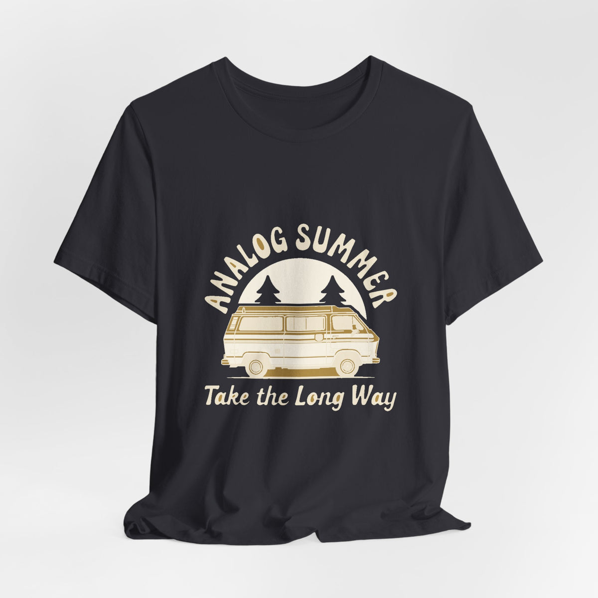 Analog Summer — Premium Retro Road Trip Van Tee color-specific T-shirt mockup