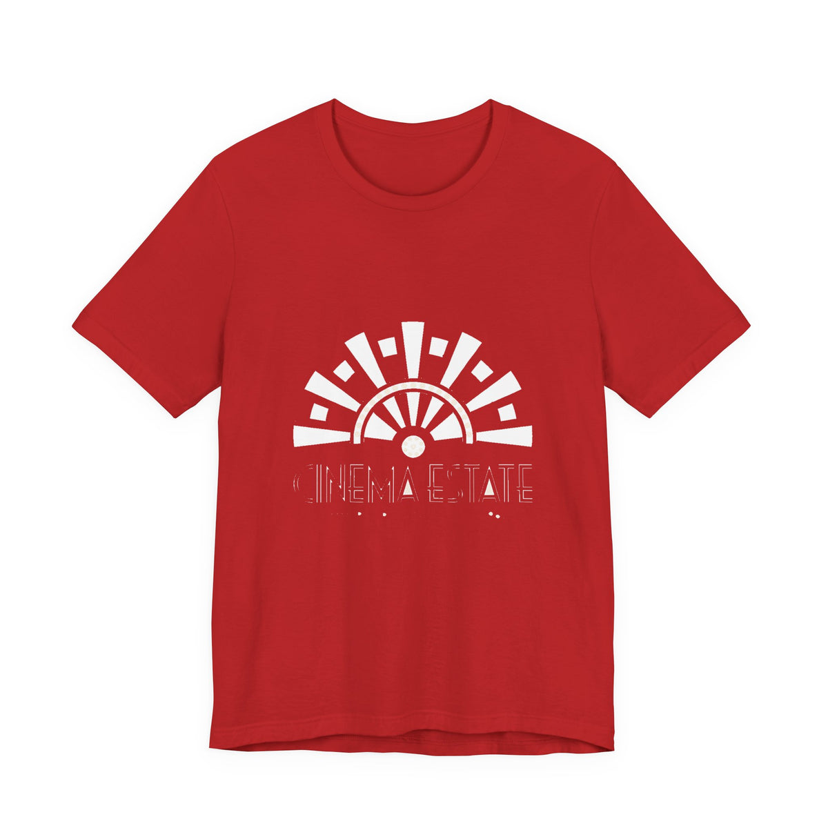 Cinema Estate — Premium Vintage Art Deco Graphic Tee color-specific T-shirt mockup