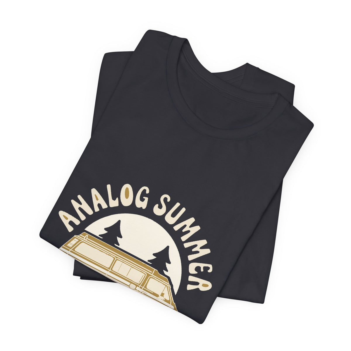 Analog Summer — Premium Retro Road Trip Van Tee color-specific T-shirt mockup