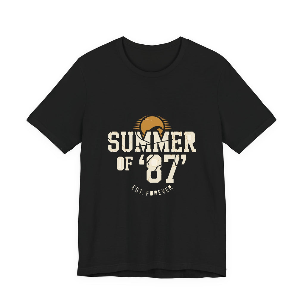 Summer of '87 — Premium Vintage Collegiate Graphic Tee color-specific T-shirt mockup
