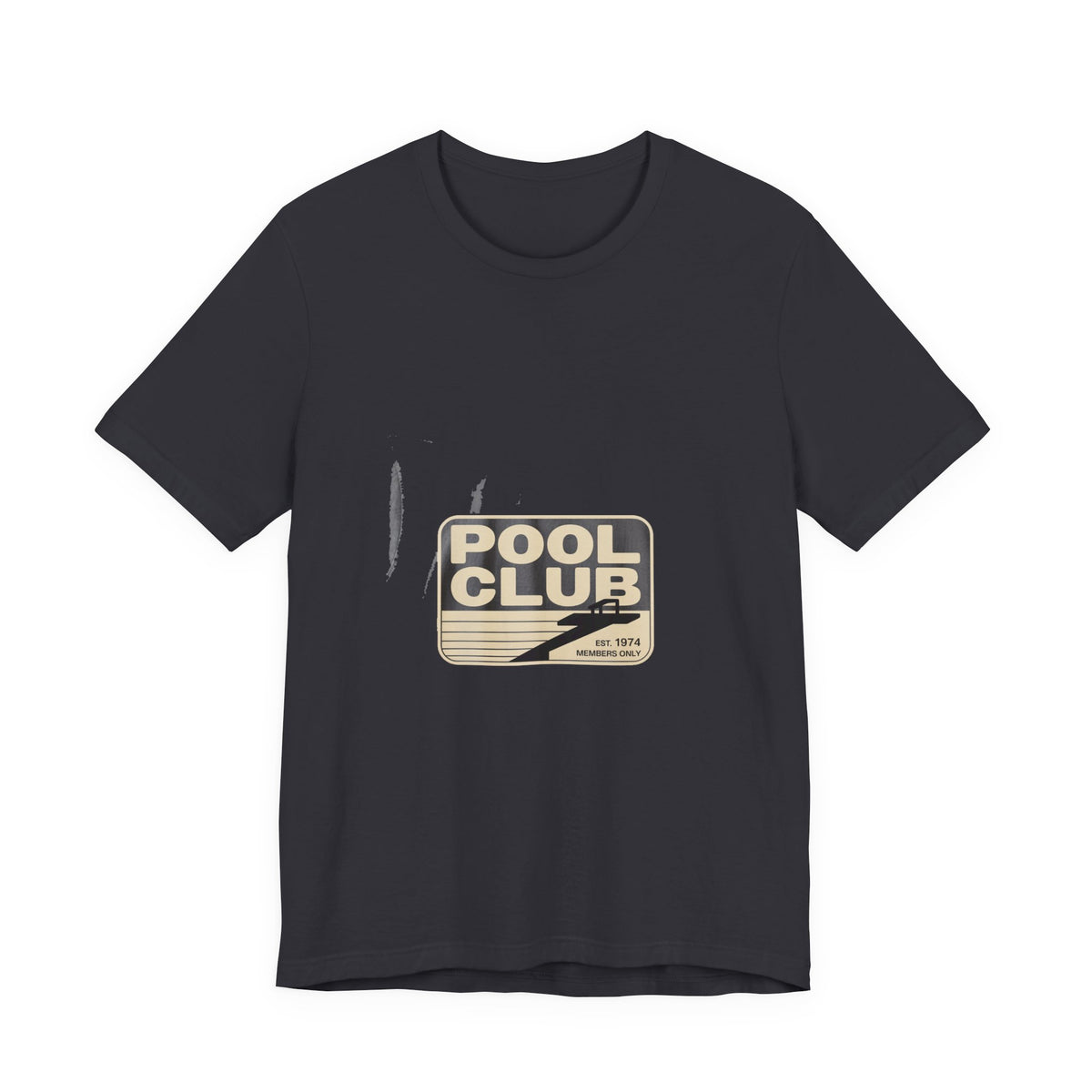Pool Club '74 — Premium Retro Swimming Pool Tee mockup - YAMISA Summer Archive T-shirt