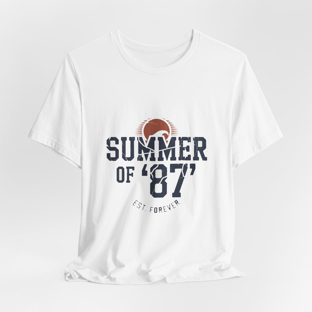 Summer of '87 — Premium Vintage Collegiate Graphic Tee color-specific T-shirt mockup