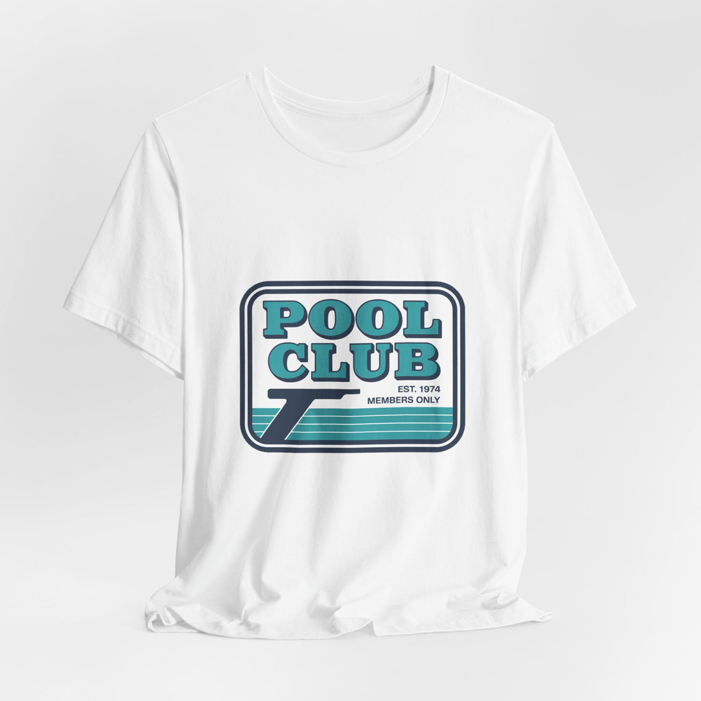 Pool Club '74 — Premium Retro Swimming Pool Tee mockup - YAMISA Summer Archive T-shirt