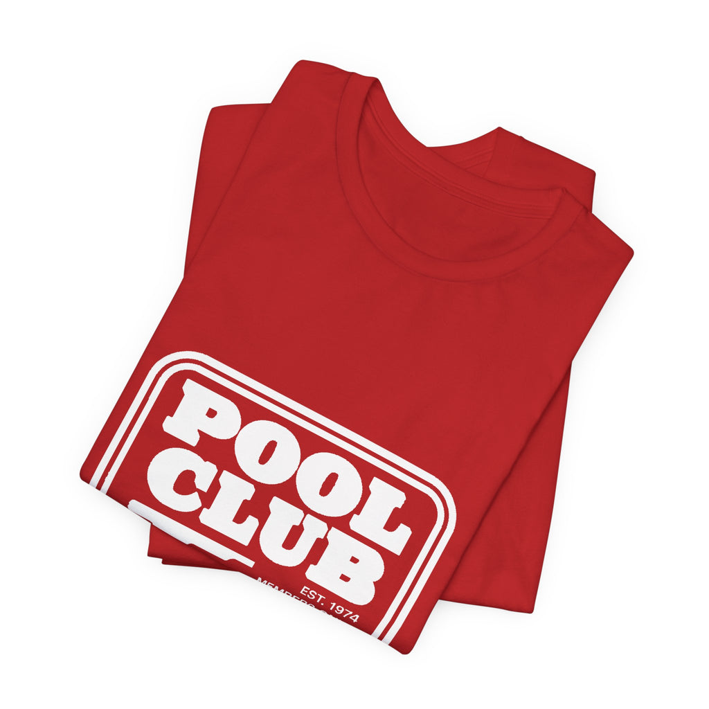 Pool Club '74 — Premium Retro Swimming Pool Tee mockup - YAMISA Summer Archive T-shirt