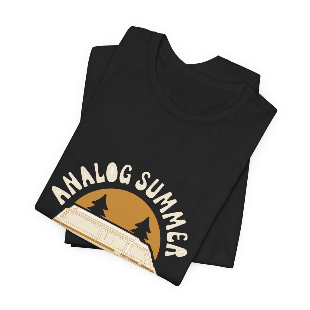 Analog Summer — Premium Retro Road Trip Van Tee color-specific T-shirt mockup