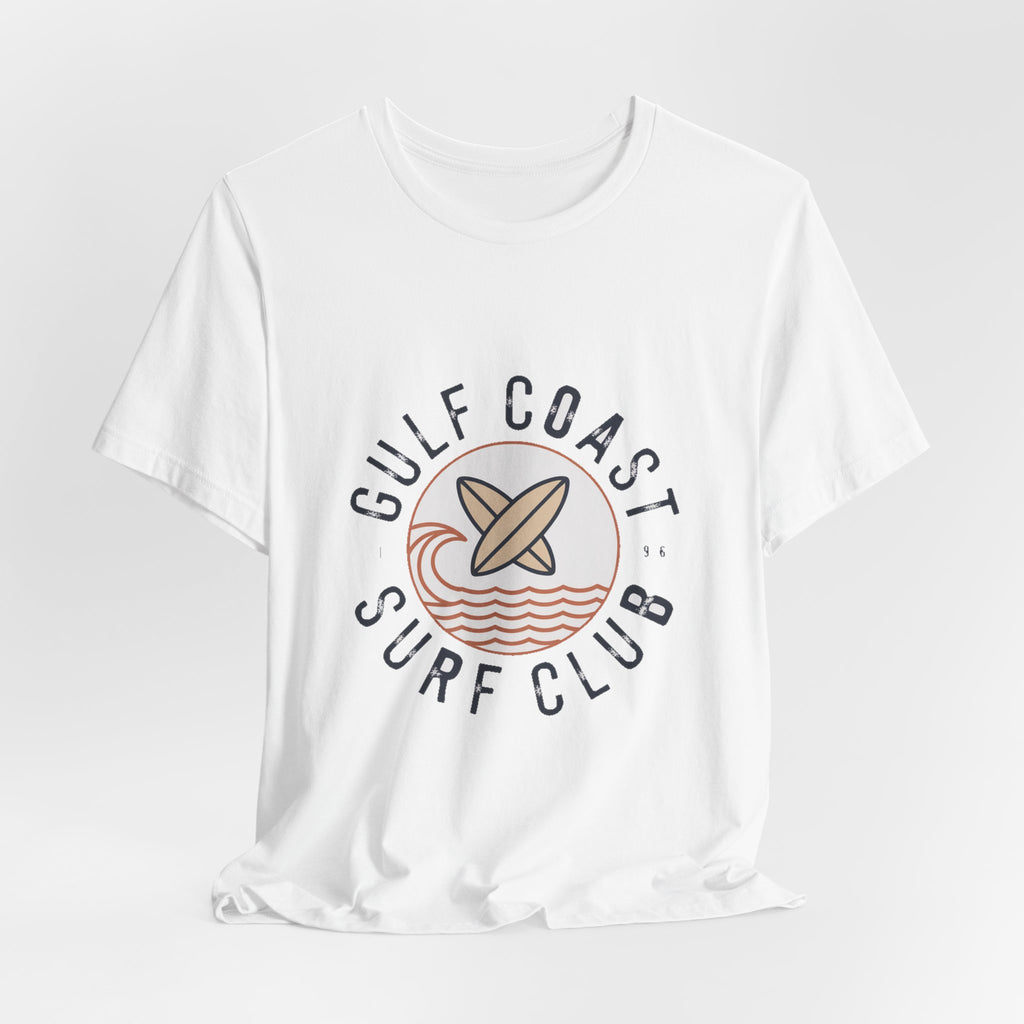 Gulf Coast Surf Club — Premium Vintage Graphic Tee color-specific T-shirt mockup