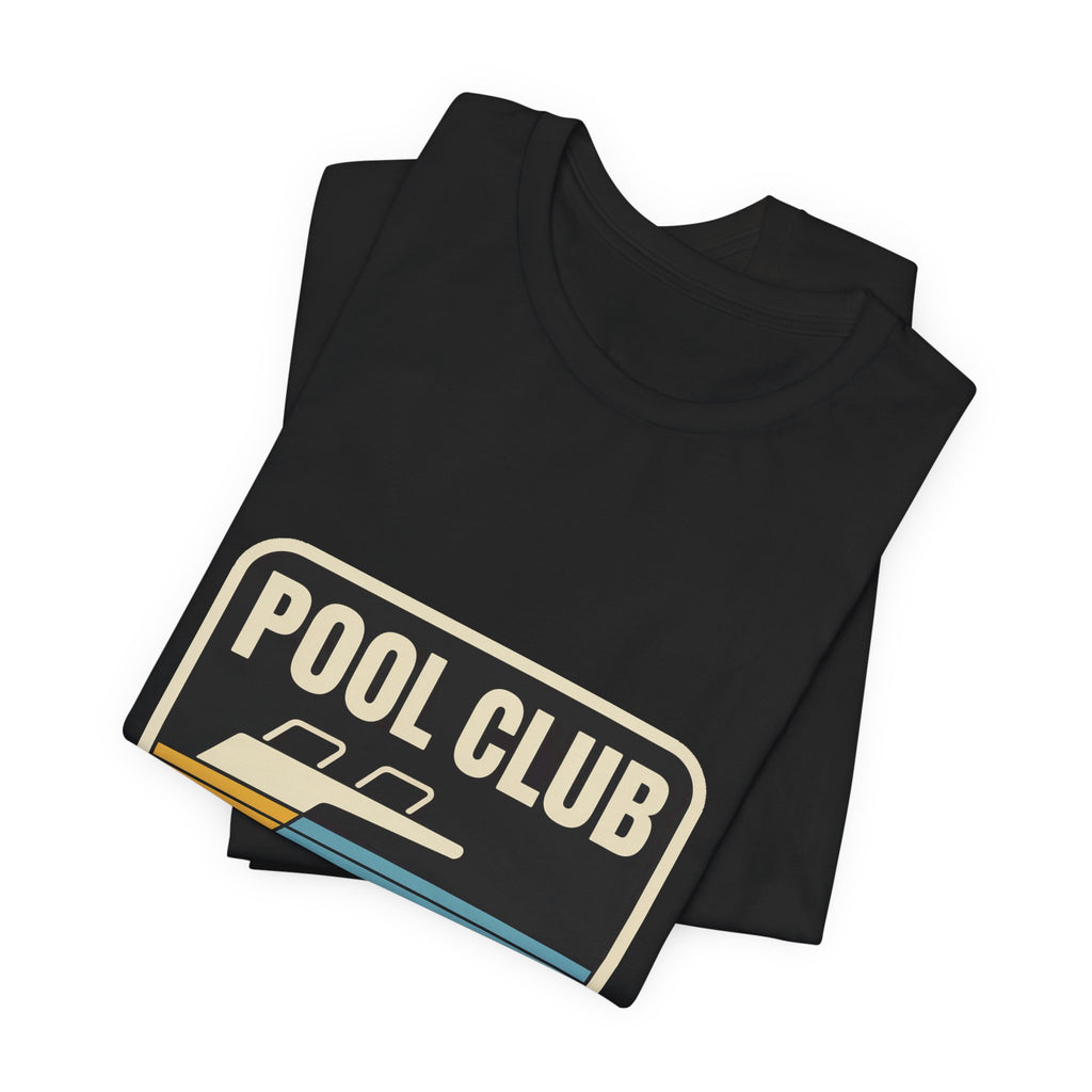 Pool Club '74 — Premium Retro Swimming Pool Tee mockup - YAMISA Summer Archive T-shirt