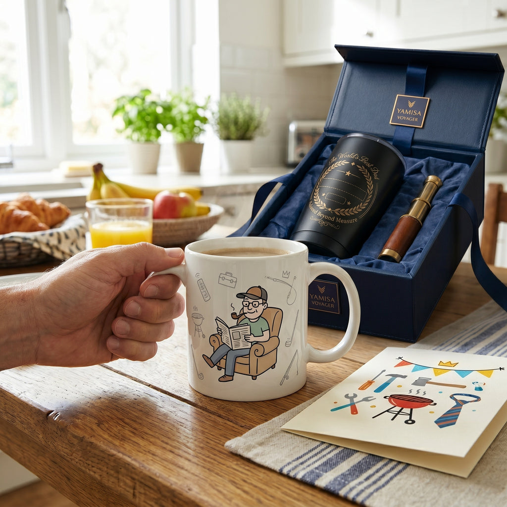 Dad Joke Coffee Mug lifestyle gallery [gallery:lifestyle]
